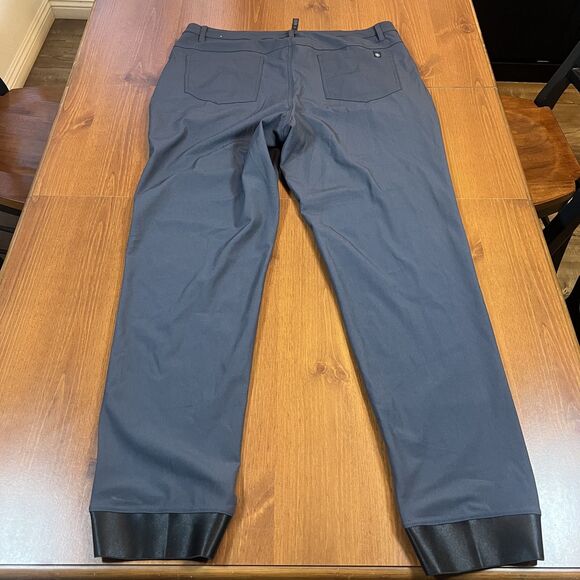 Gaiam Pants‎ Mens 36x31 Gray Polyester Stretch Golf Tech Zip Pockets Modern Fit - Picture 4 of 12